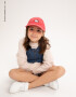 Caps y sombreros infantiles Licencias Gorra Canvas Rojo "hello Kitty" - Rojo Cereza