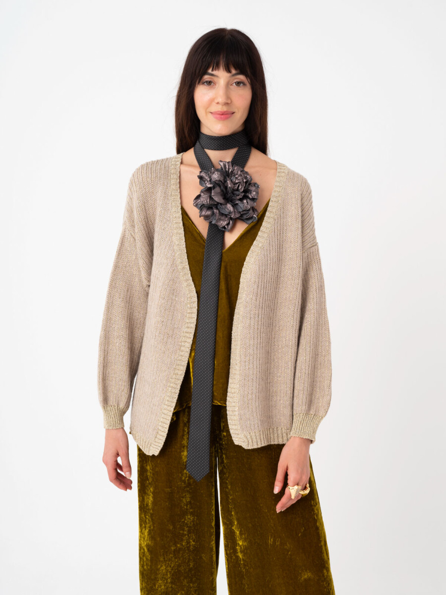 CARDIGAN CON LUREX 