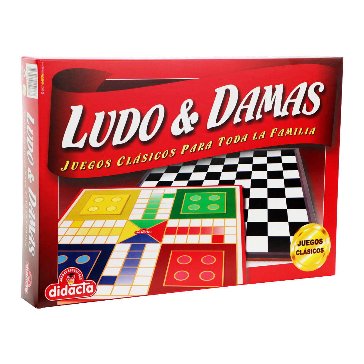 Juego De Mesa Didacta Ludo Y Damas Clasico 2 en 1 