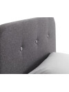Estructura cama KONGSBERG Queen 160x200 gris Estructura cama KONGSBERG Queen 160x200 gris
