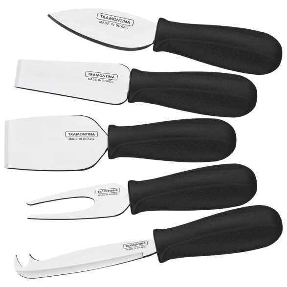 Juego de 5 utensilios para queso modelo PLENUS -TRAMONTINA TN9724