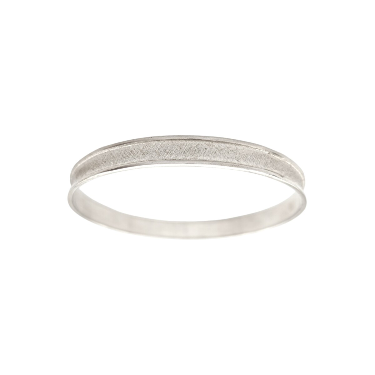Esclava rayada con borde fina-Plata 925-Sin piedra-ES3003 - sinpiedra 