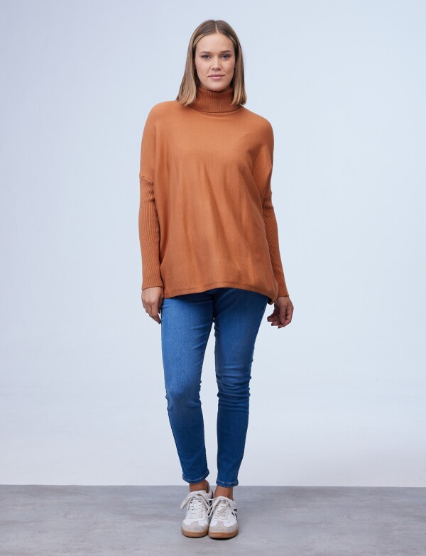 Polera Oversize TOSTADO