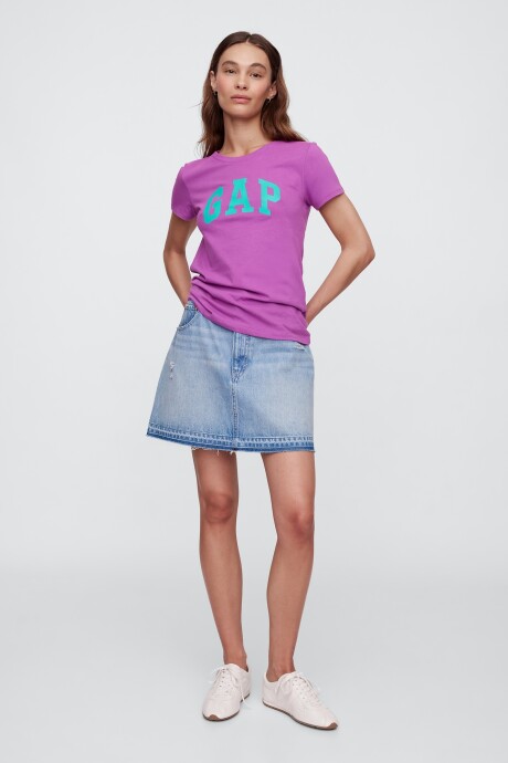 Remera Logo Gap Mujer Cattelya Orchid 183223