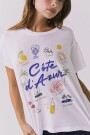 REMERA COTE D’AZUR Blanco