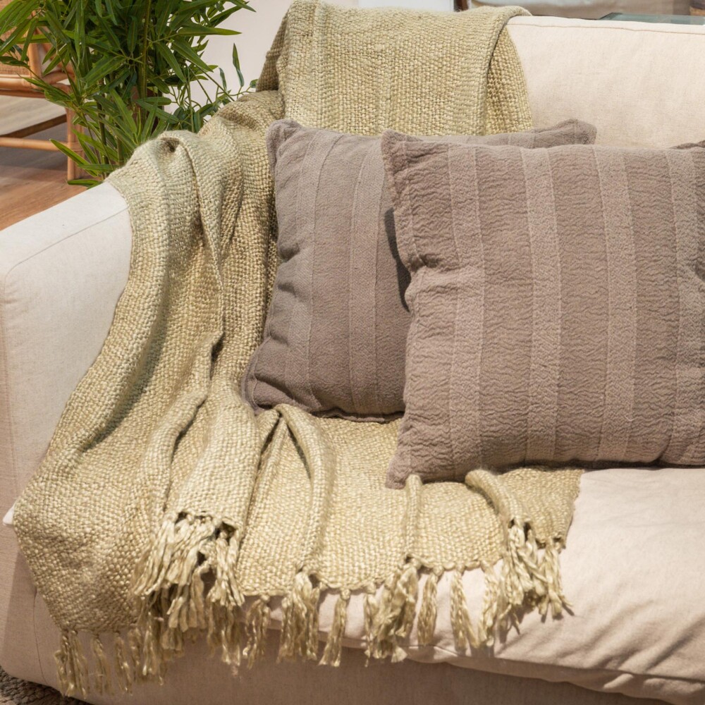 THORW ACRILICO NATURAL-BEIGE DOMINIQUE BEIGE