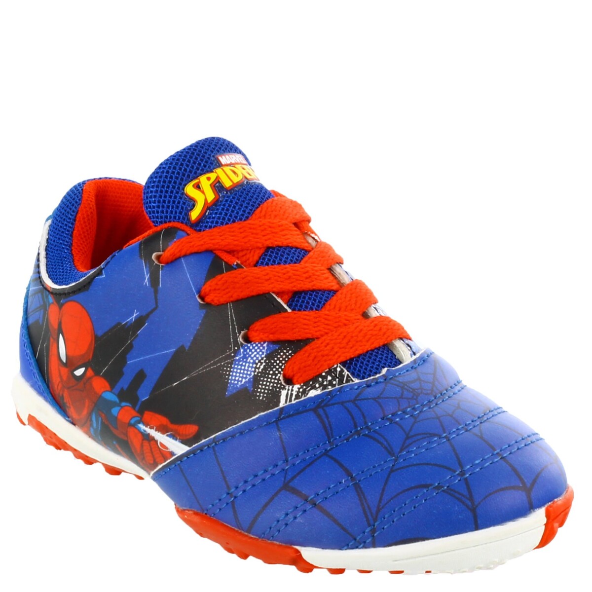 Championes de Fútbol 5 Infantiles Marvel Spiderman - Azul - Negro - Rojo 