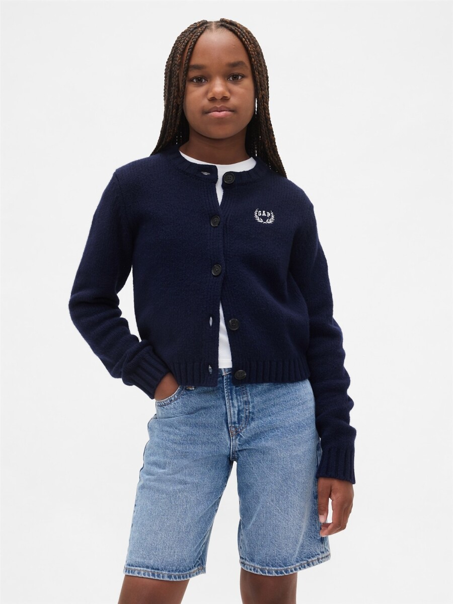 Saco Logo Gap Niña - Navy Uniform 