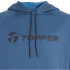 HOODIE POLY FLEECE GIRLS TRNG rosa par m PETROLEO