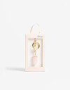 Llavero Piedra Llavero Y Bag Charm Con Piedra Natural - Combinacion Bicolor