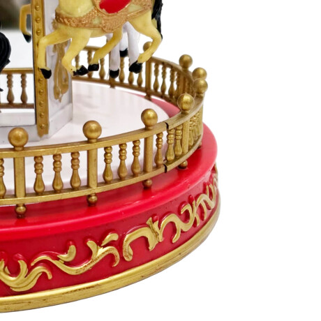 Adorno Navidad Carrusel Papa Noel Luz Decoración Adorno Navidad Carrusel Papa Noel Luz Decoración