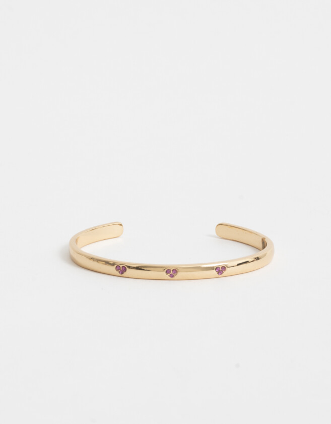 Pulseras Rígidas Bañada en Oro Pulsera Rígida Bañada En Oro - Dorado