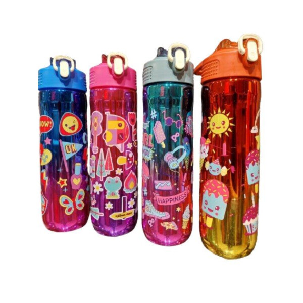Botella Plastico Metalizada Diseno Verano de Unisex - WDF25 S/color