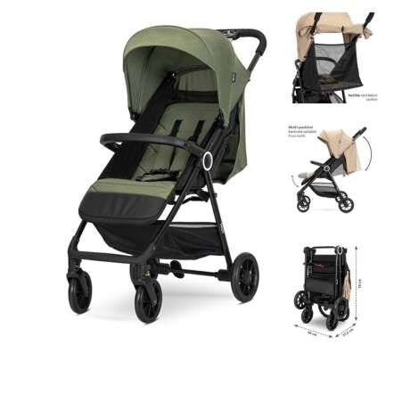 Coche ultra compacto Lorelli Noir Green 0-22kg Coche ultra compacto Lorelli Noir Green 0-22kg