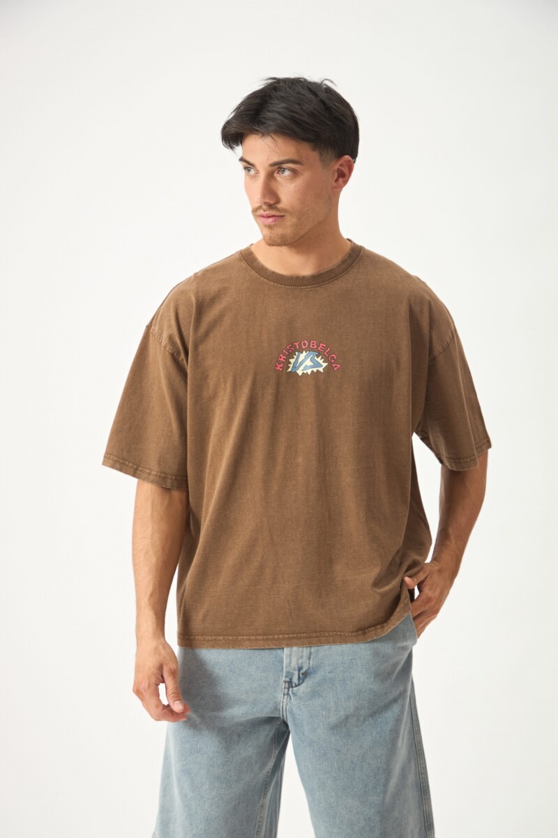 REMERA STREET RIDERS - MARRON 