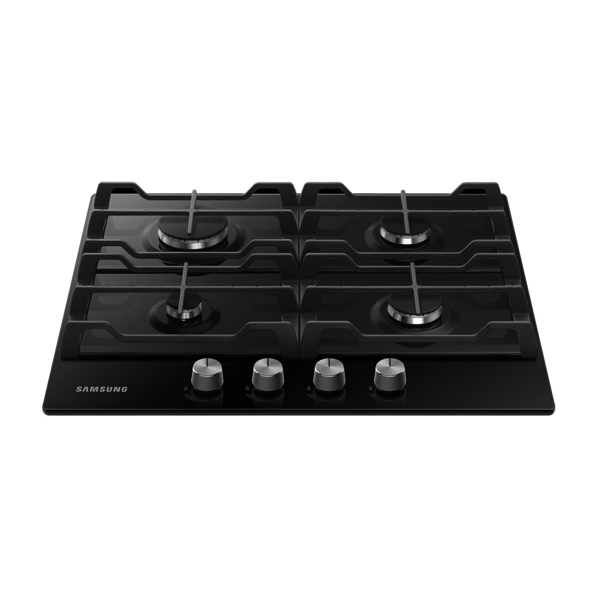 Anafe a Gas Samsung 4 Hornallas Vidrio Negro NA64H3000AK 