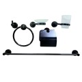 KIT DE ACCESORIOS PARA BAÑO 6 PIEZAS NEGRO MATE KIT DE ACCESORIOS PARA BAÑO 6 PIEZAS NEGRO MATE