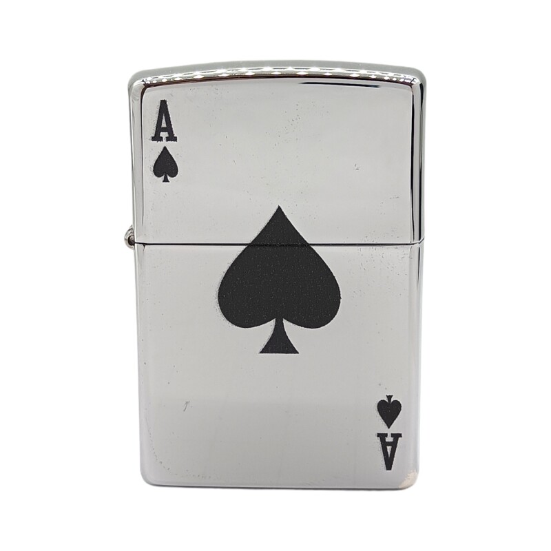 Encendedor ZIPPO 24011 Lucky Ace - ZP240138 Plateadocombinado