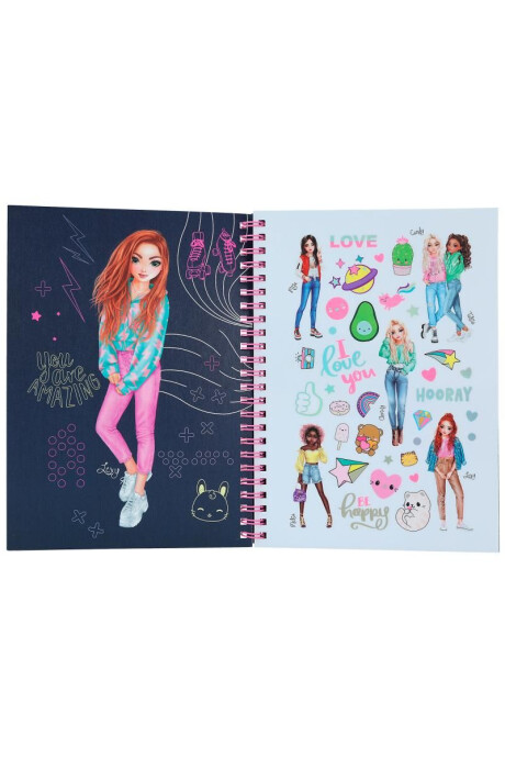 TOP MODEL NEON DOODLE BOOK TOP MODEL NEON DOODLE BOOK