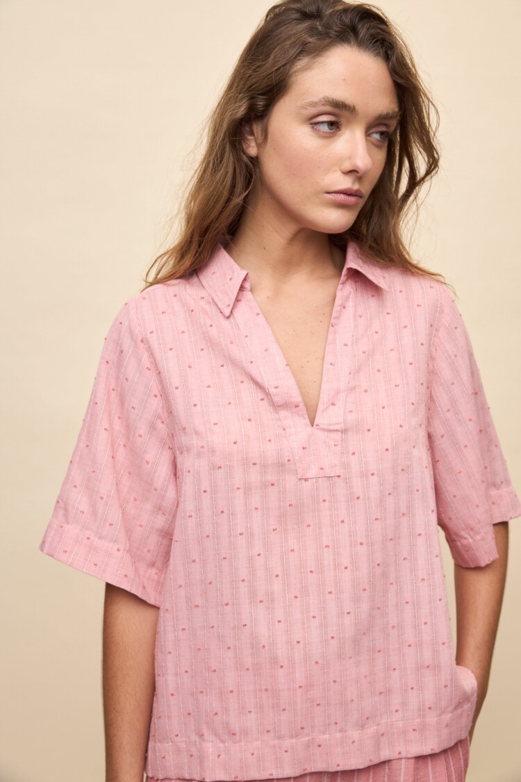 BLUSA WHATS Rojo