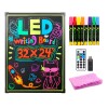 Pizarra Infantil Led 40x30cm Con Control Remoto Rgb Pizarra Infantil Led 40x30cm Con Control Remoto Rgb