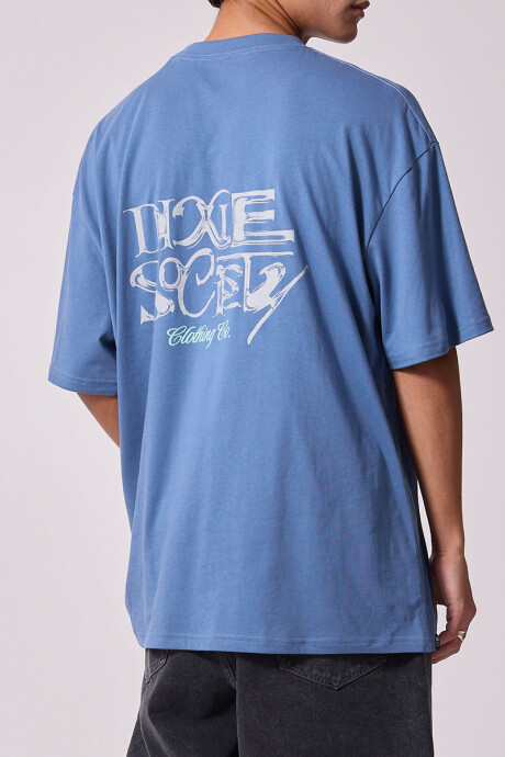 T-SHIRT TULAN DIXIE Azul Piedra