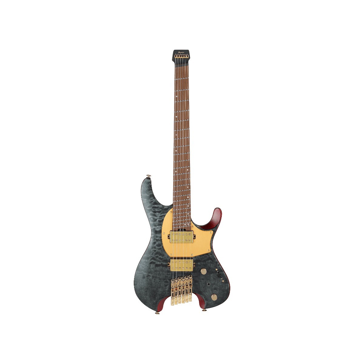 Guitarra Electrica Ibanez Mgfm10-bl Obsidian Black Low Gloss 