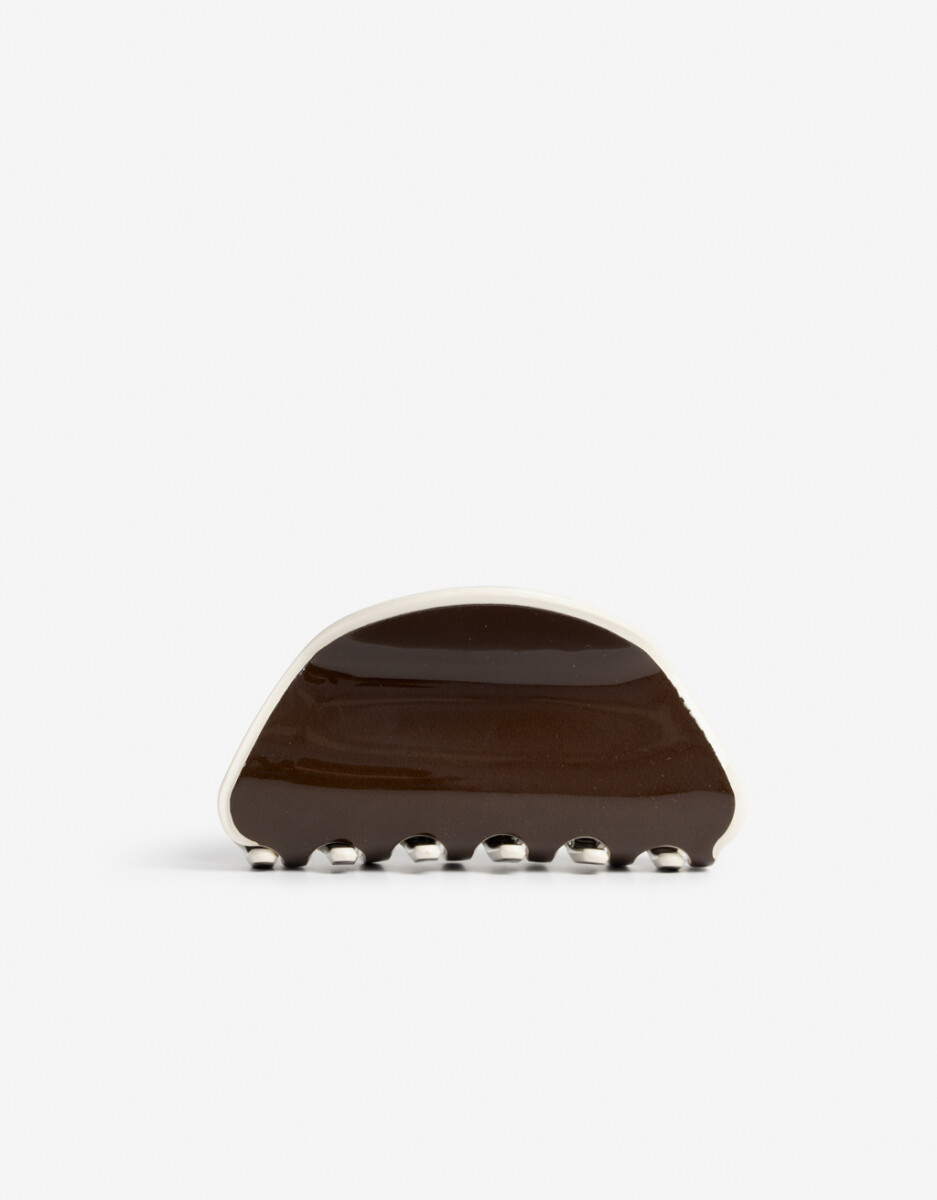 Broche Ovalado Bicolor 