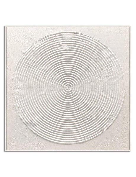 CUADRO CANVAS 80x80cm MARCO PINTURA CIRCULO CUADRO CANVAS 80x80cm MARCO PINTURA CIRCULO