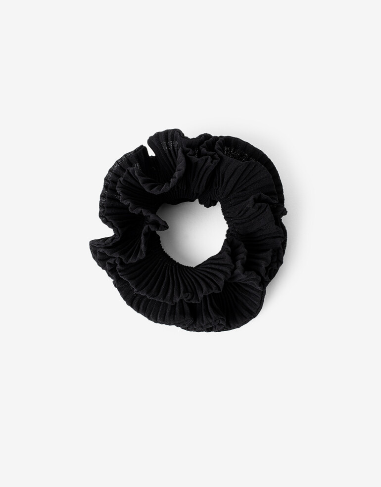 Skunzies Lisas Scrunchie Frunces Negro - Negro