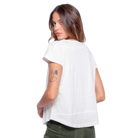 REMERA FANCINE S-XL BLANCO