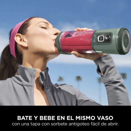 Licuadora Ninja Blast portátil Bc151eubk Verde