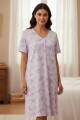 Camisón M/Corta Clásico Camisón M/Corta Clásico Lila