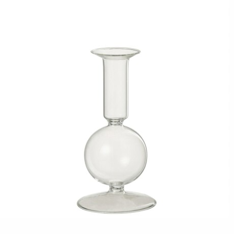 CANDELABRO SMALL VIDRIO TRANSPARENTE ORB