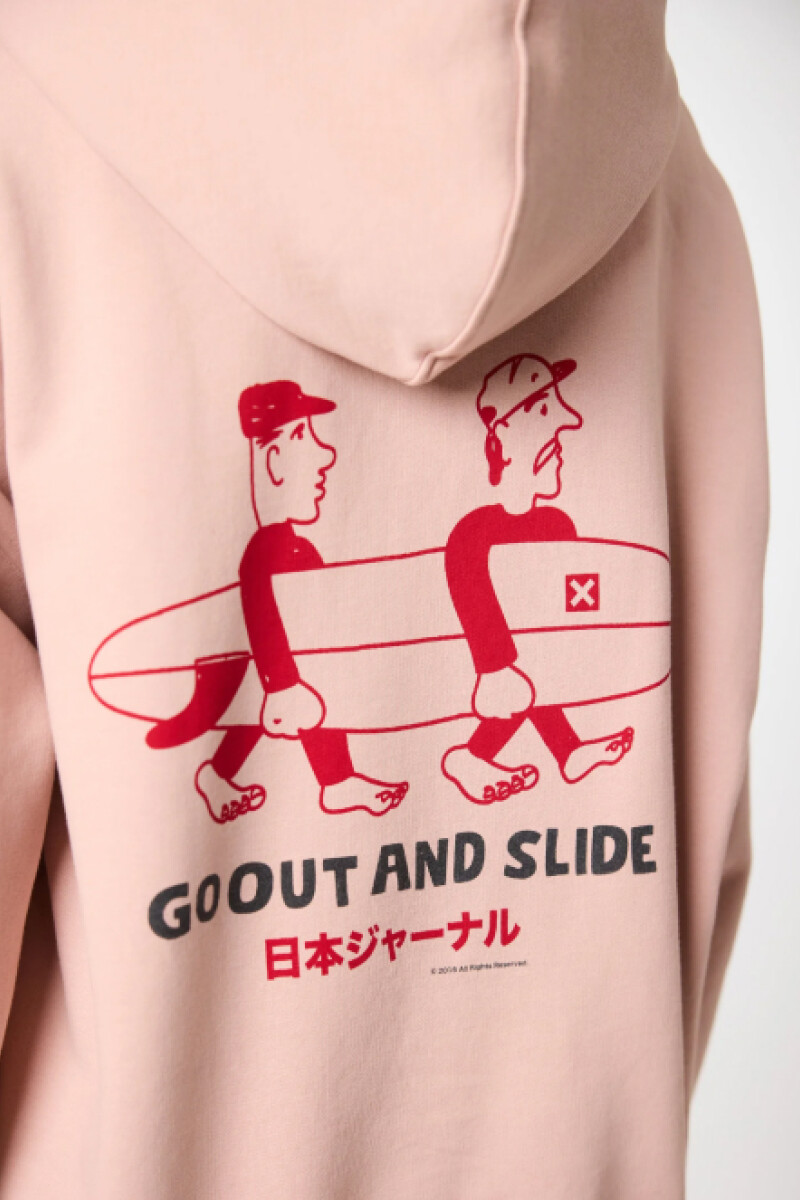 Hoodie Blue Banana - Coast Peach