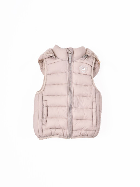 CHALECO ADEL BEIGE OSCURO