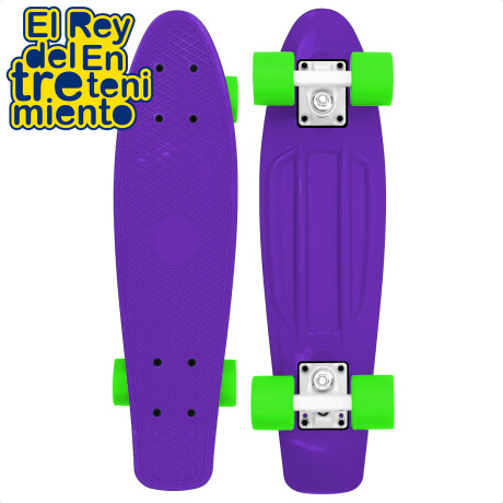 Skate Longboard Penny 57cm Patineta Aluminio + Bolso Violeta-Estilo 1