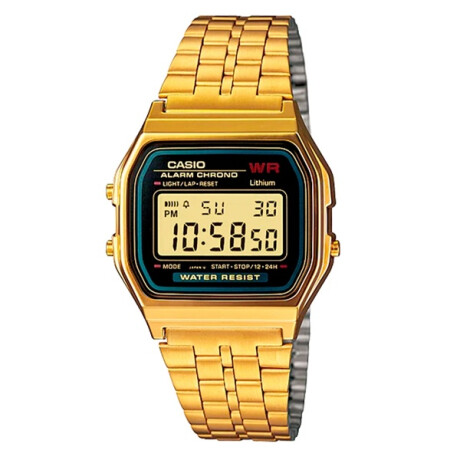 Reloj CASIO RETRO A159WGEA-1DF en Acero Dorado Esfera 44mm 0