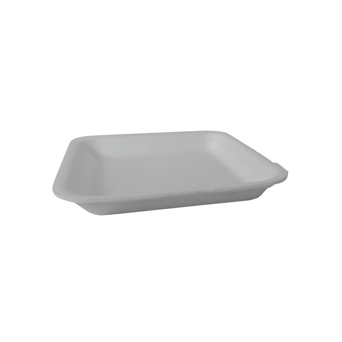 BANDEJA DE ESPUMA BLANCA 15X15X1.8 CM. 