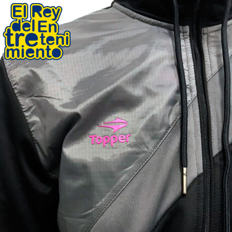 Equipo Deportivo Topper P/Dama Conjunto Entrenamiento Negro/Rosado