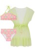 Traje De Baño En Dos Piezas + Salida De Baño Traje De Baño En Dos Piezas + Salida De Baño