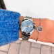 Reloj analógico de acero inoxidable. -2AVDF