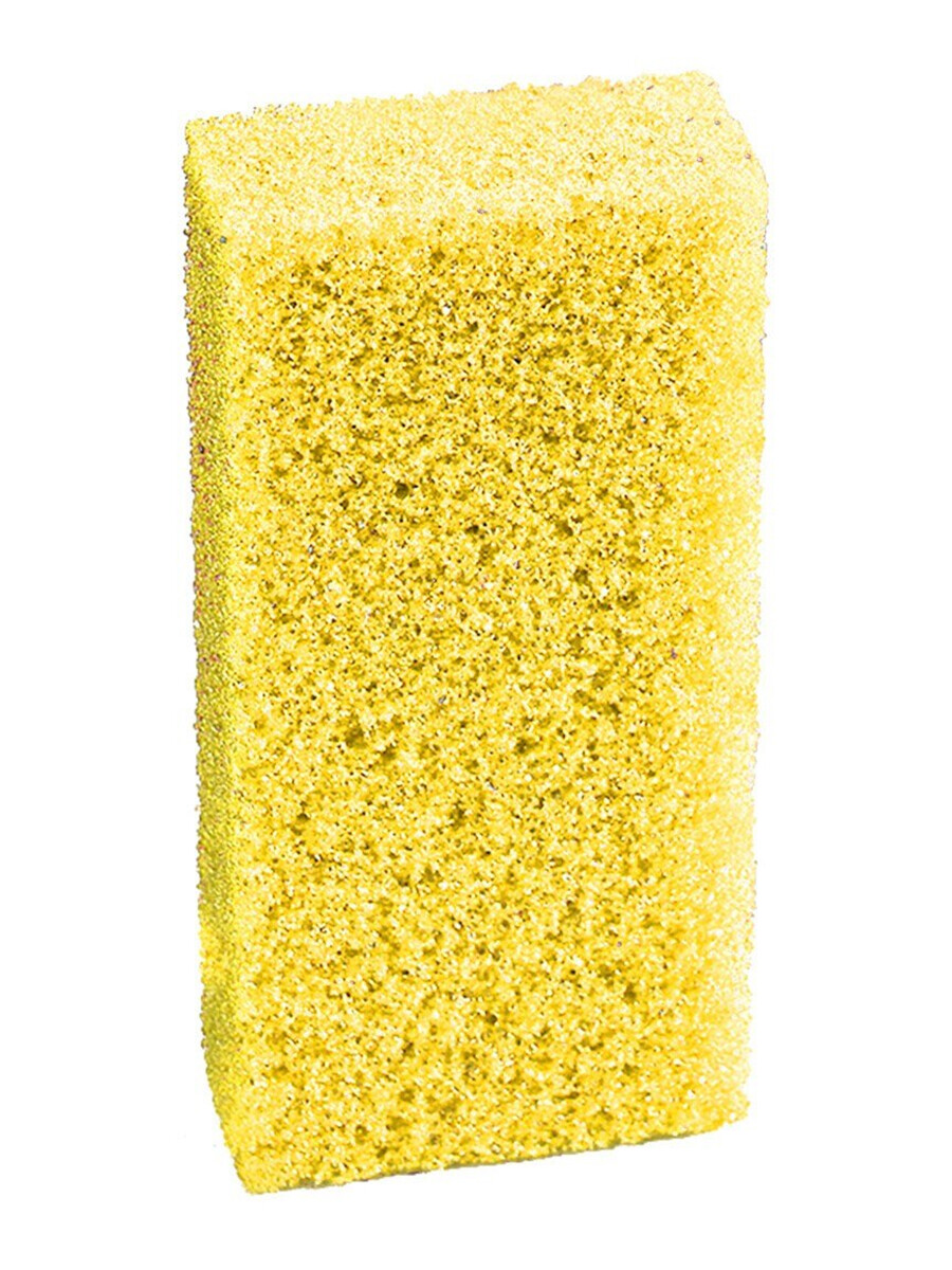 ESPONJA PARA MANOS Y PIES - AMARILLO 