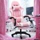 Silla gamer giratoria ROSA CLARO