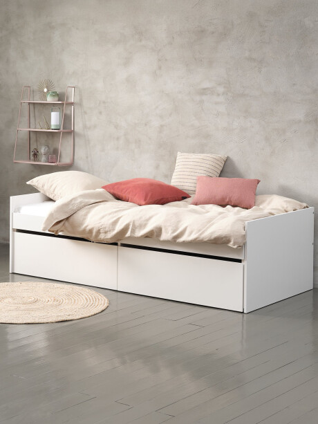 Cama c/almacenaje 90/King 180x200 TANGBJERG bl Cama c/almacenaje 90/King 180x200 TANGBJERG bl