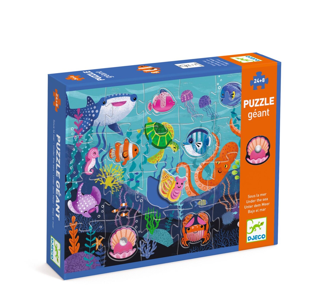Puzzle Geant 24+8 Pcs 70x50cm 3+ 