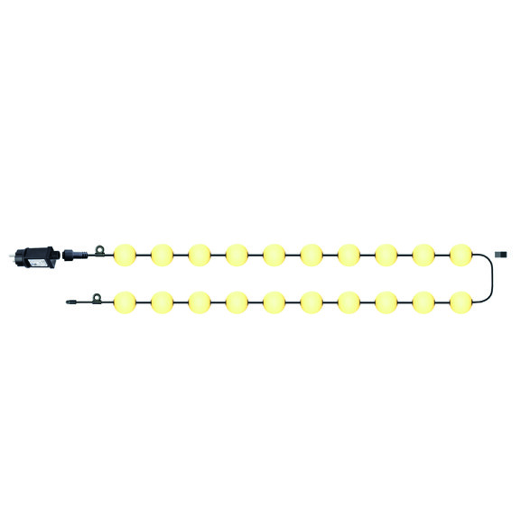 Guirnalda IP67 13m c/20 esferas LED cálidas 1600Lm IX3802