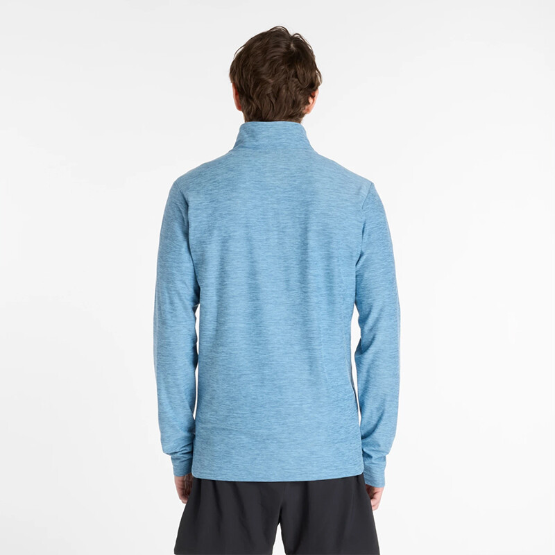 Buzo New Balance Space Dye 1/4 Zip Azul