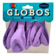 Globos X10 Tamaño R12 Violeta Pastel