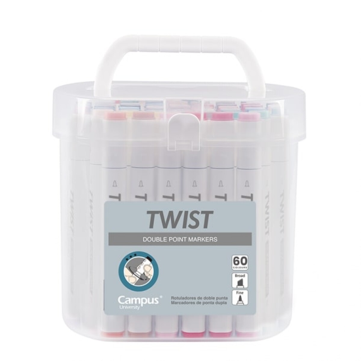 Marcador Campus Twist x 60 